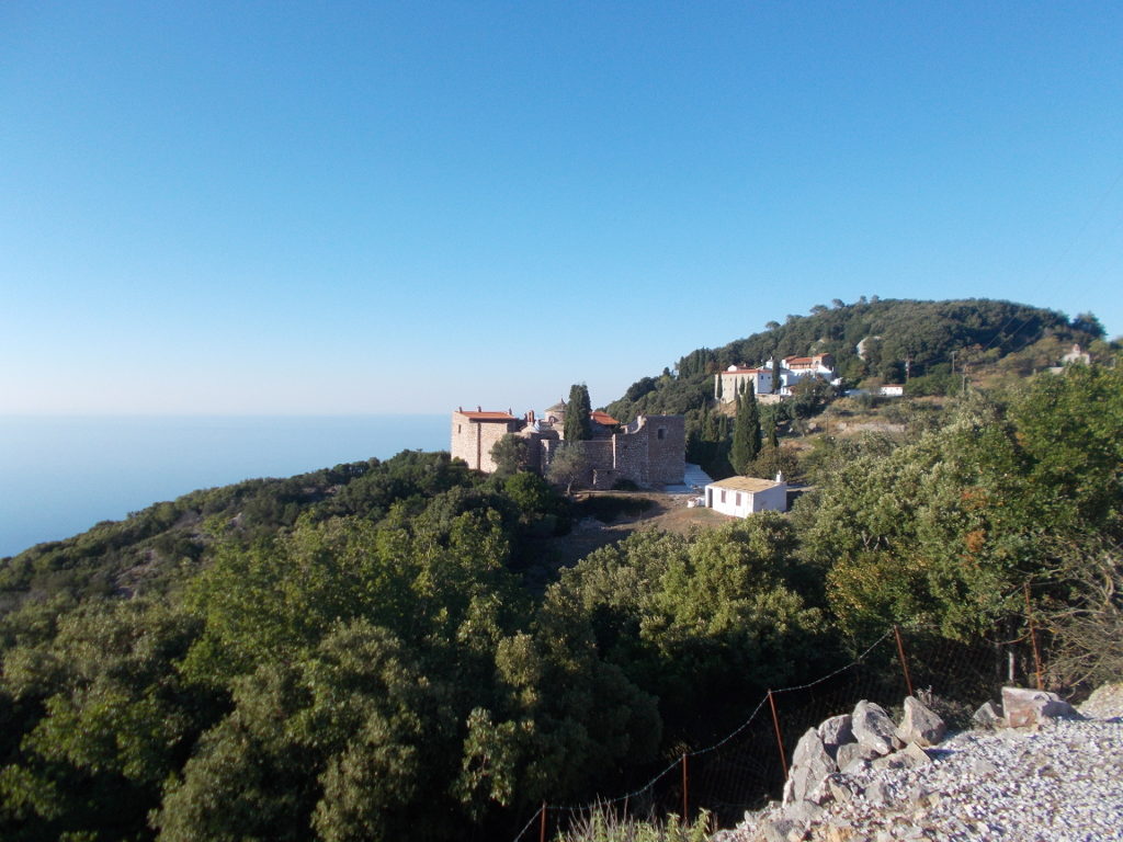 The view towards the monastery - Η θέα προς το μοναστήρι